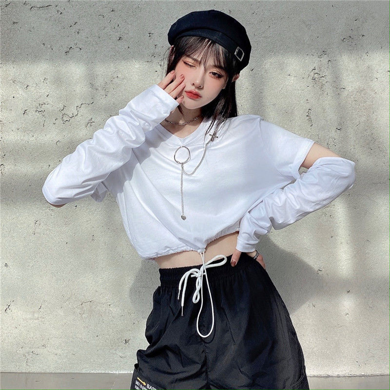 Darkwear Removable Sleeve T-shirt with Chain