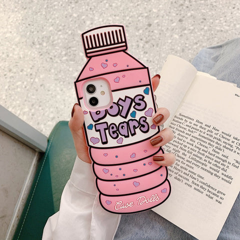 Boys Tears Bottle iPhone Case