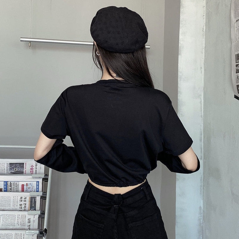 Darkwear Removable Sleeve T-shirt with Chain