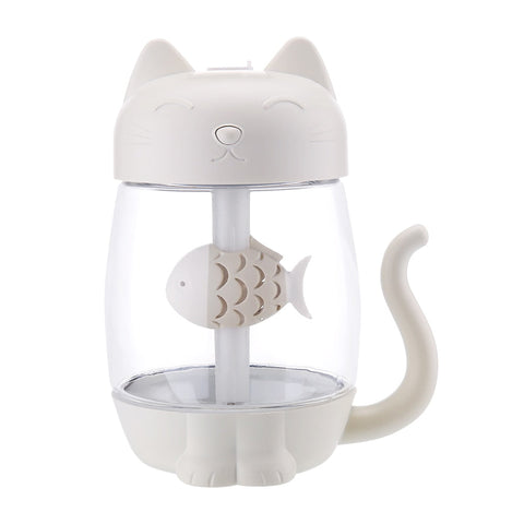 Humidificador para gatos con luz LED