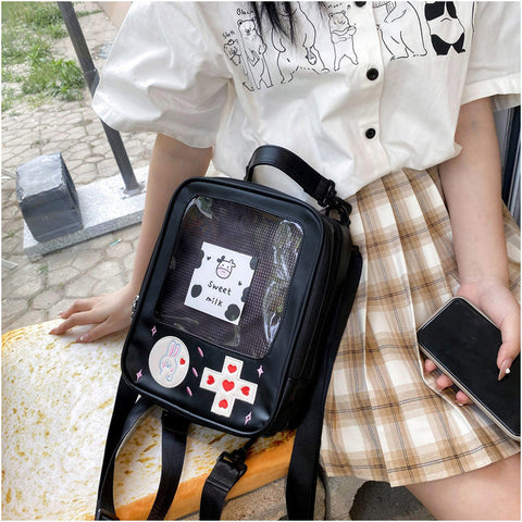 Game Style Transparent Backpack