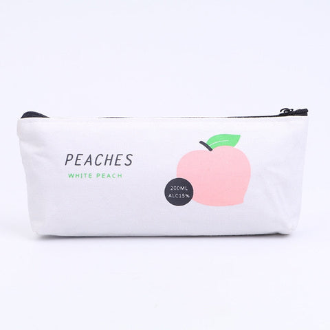 Estuche para lápices Kawaii Peach