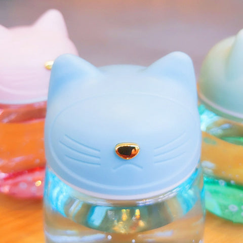 Botella de agua Kawaii Neko