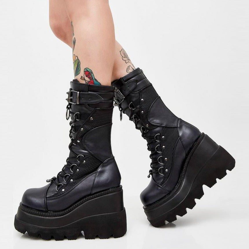 Gothic High Platform Boots