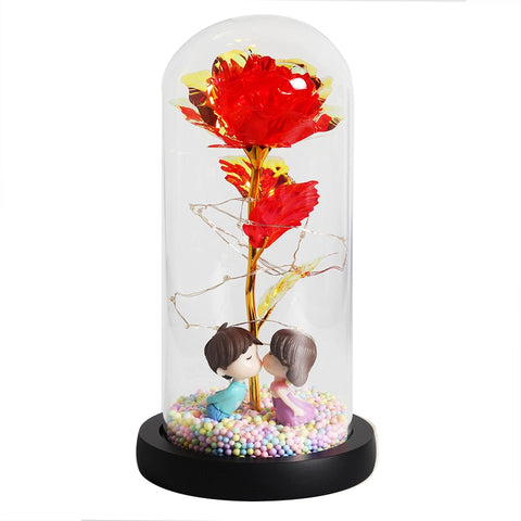 Glass Rose Romantic Light