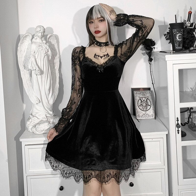 Vintage Gothic Kleid