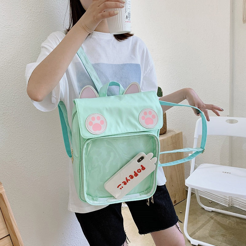 Süßer Kawaii-Katzenrucksack