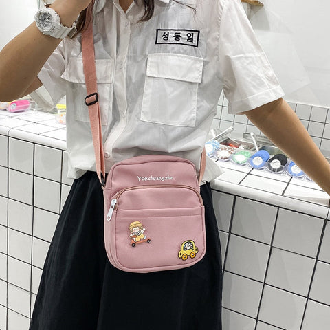 Bolso de hombro estilo chica ulzzang