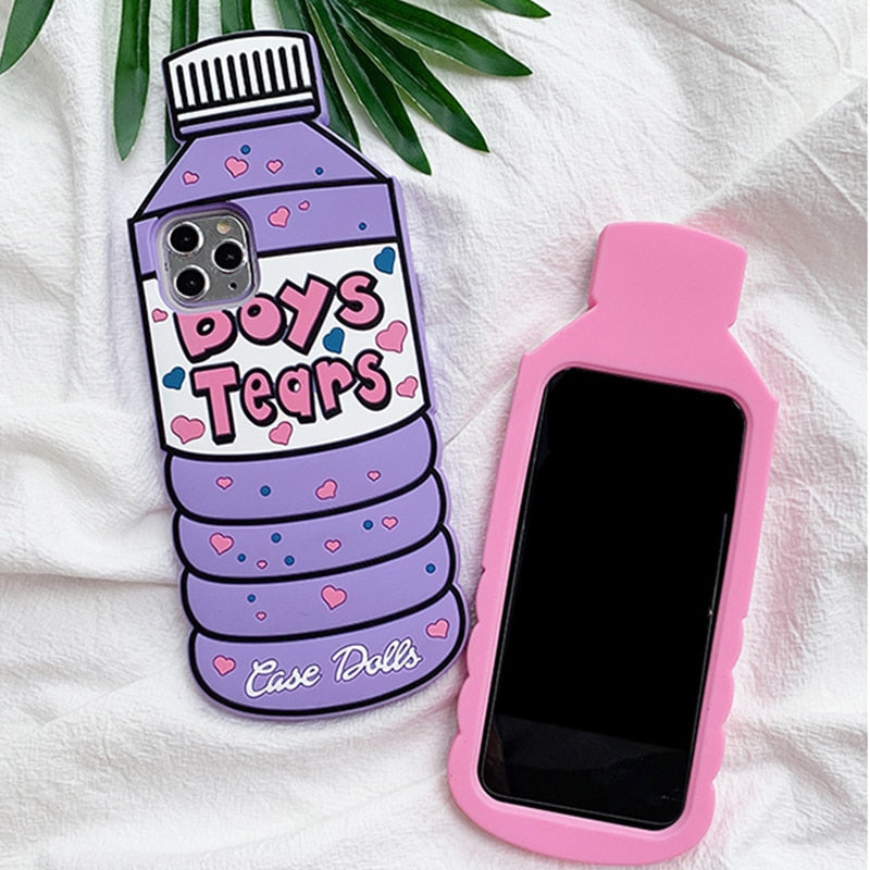 Boys Tears Bottle iPhone Case