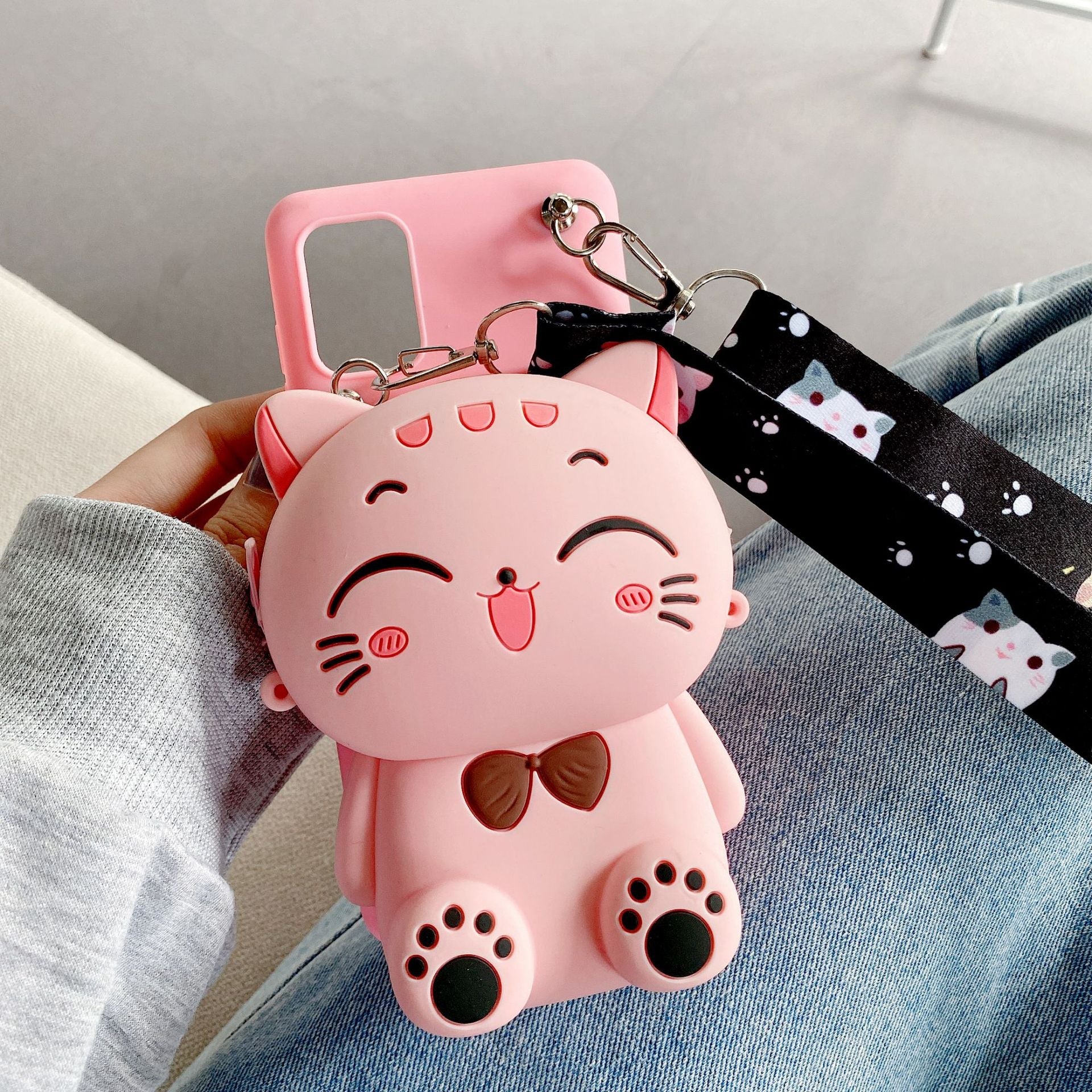 Funda para iPhone con dibujo de gato