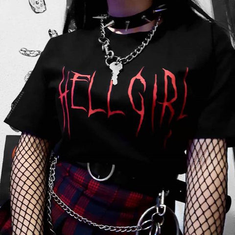 Top gótico de Hell Girl