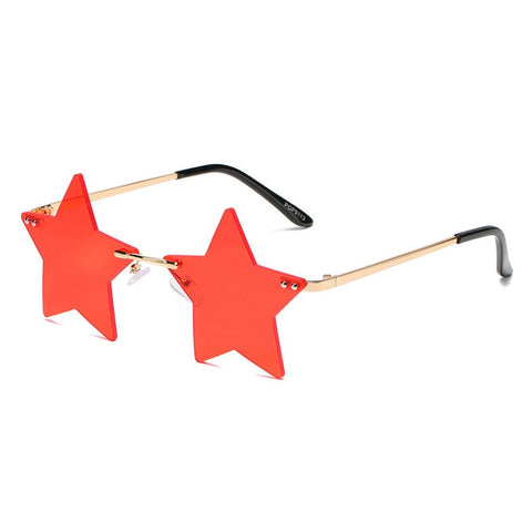 Gafas de sol de moda con forma de estrella