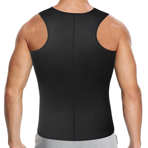 Men Neoprene Belted Zipper Body Shaper