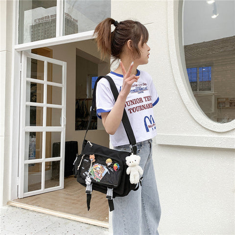 Bolso estilo preppy coreano