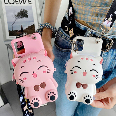 Funda para iPhone con dibujo de gato