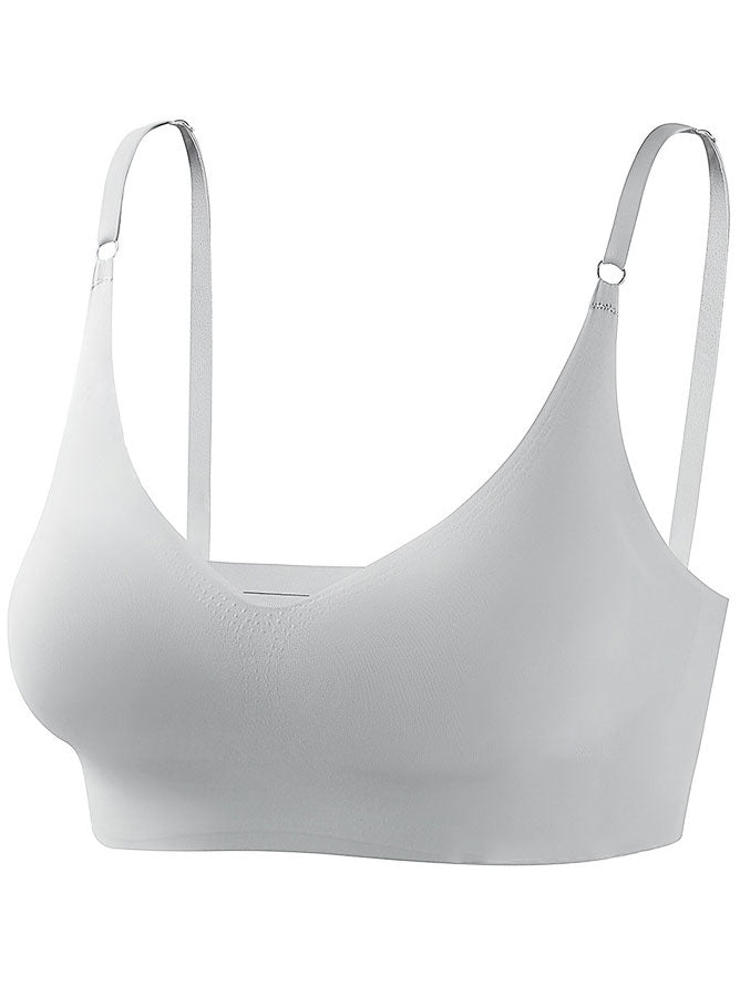 Low Back Seamless Push-up Wireless Bra