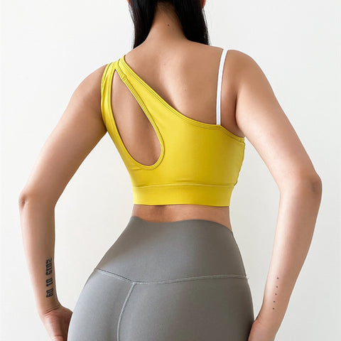 Chaleco de yoga y fitness de dos piezas con tirantes para mujer