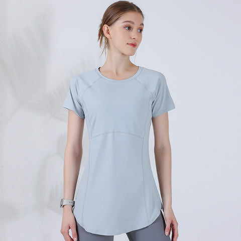 Camiseta transpirable de yoga y entrenamiento para mujer