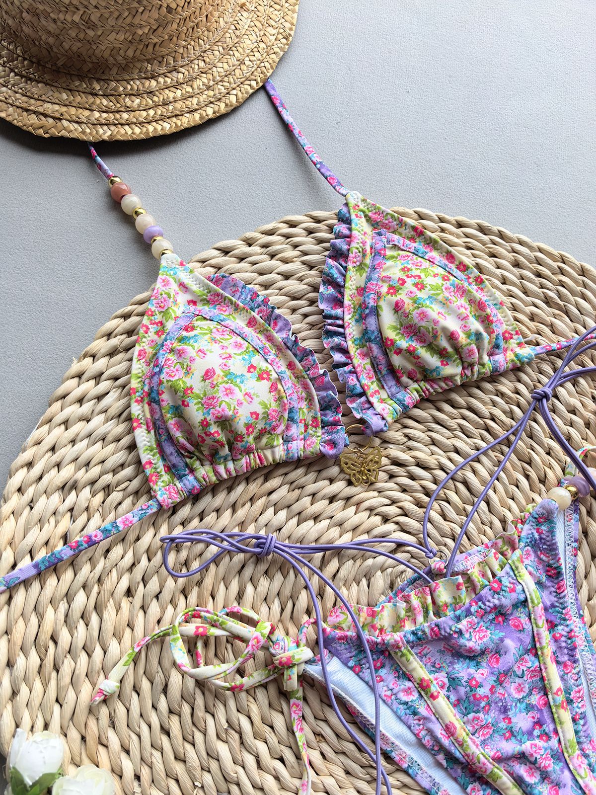 Bikini Print Two-Piece Swimsuit