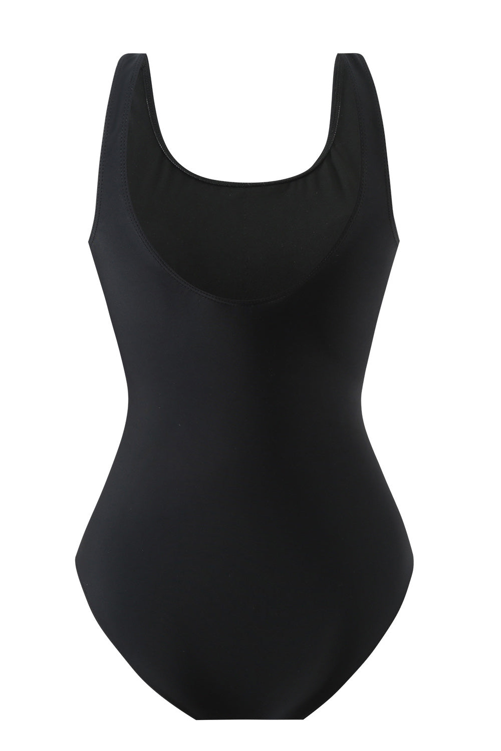 One-Piece Sporty Backless Swimsuit