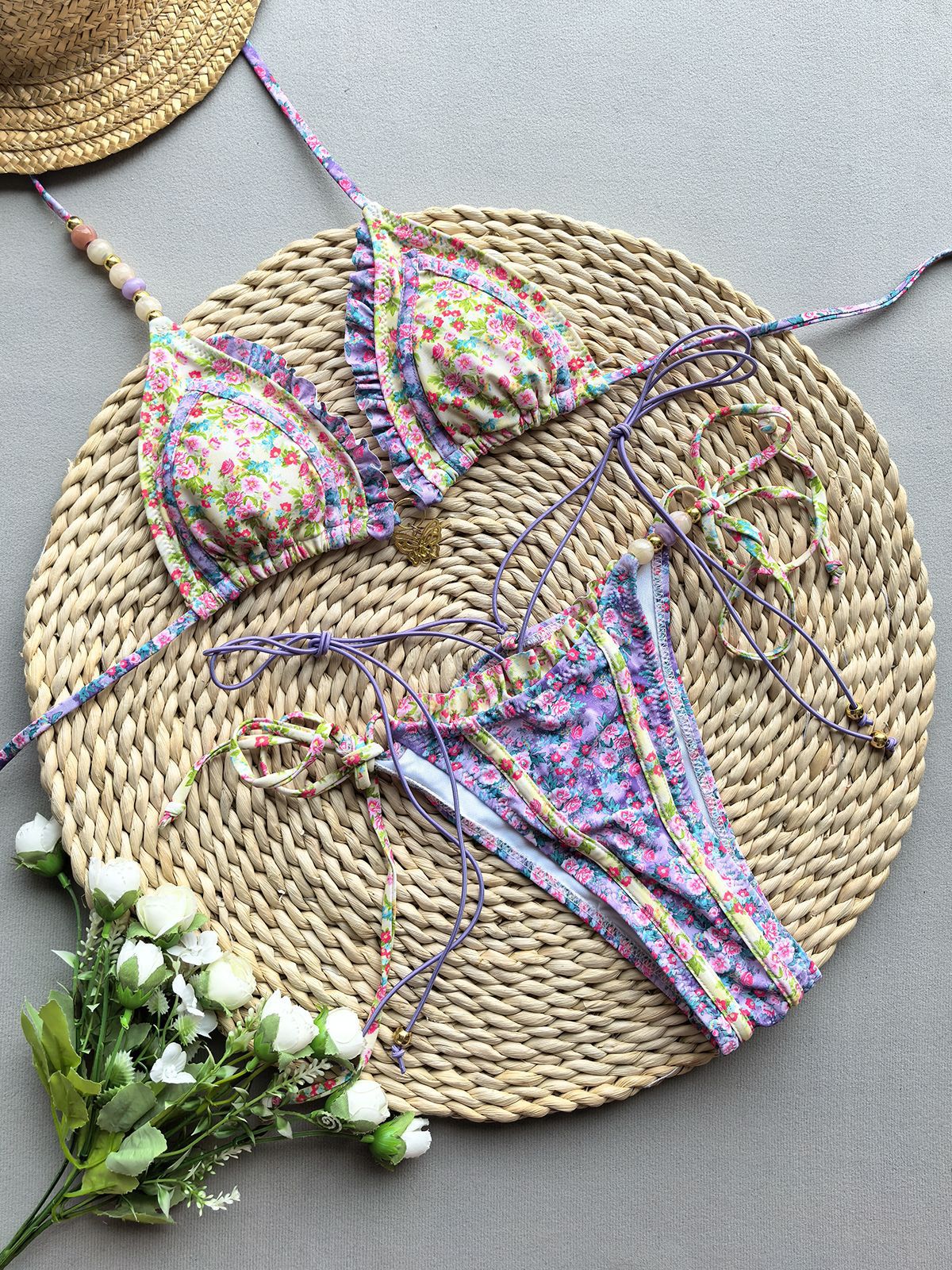 Bikini Print Two-Piece Swimsuit