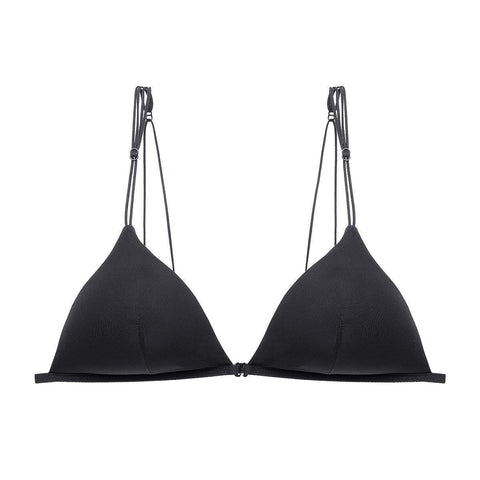 Wireless Set Front Buckle Triangular Cup Bra