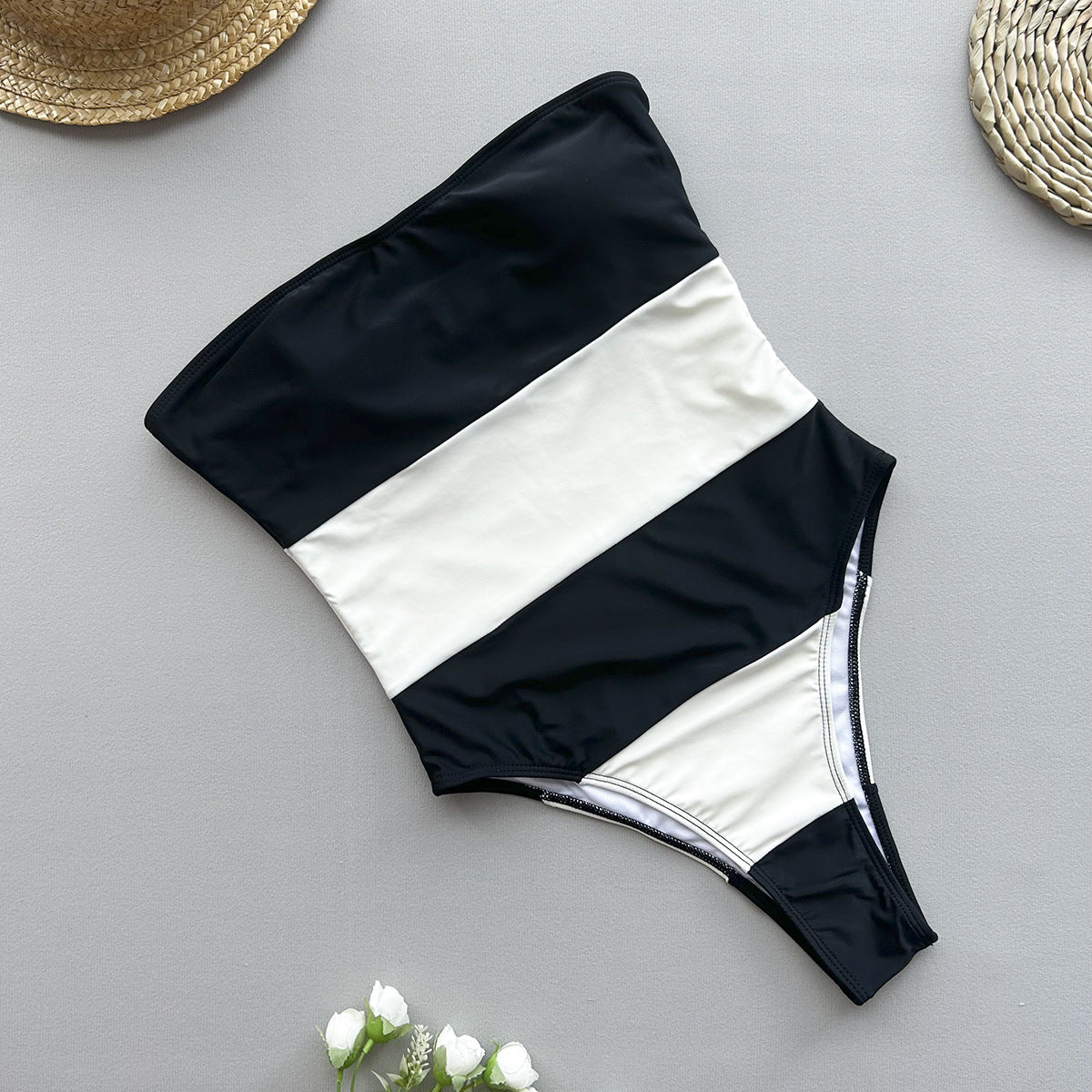 Bikini Striped Swimsuit