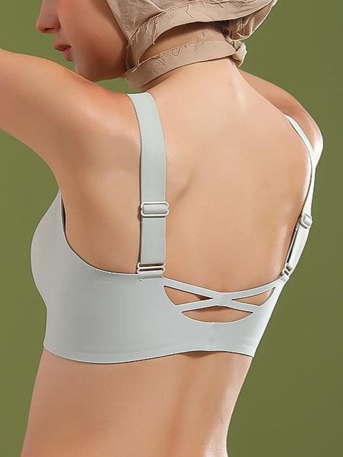 Seamless Fixed Cup Wireless Push-up Bra