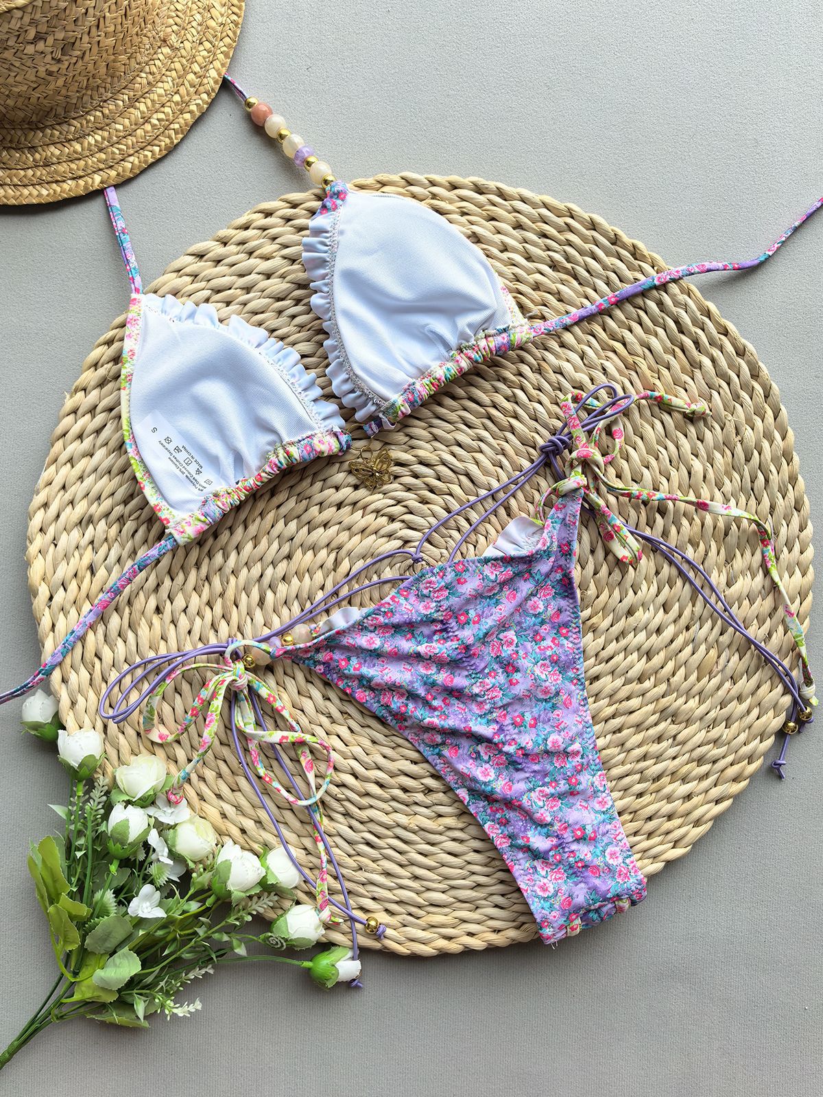 Bikini Print Two-Piece Swimsuit