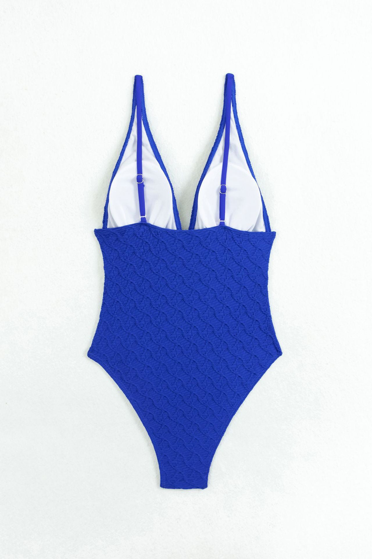 Backless V-Neck Sleeveless One-Piece Swimwear