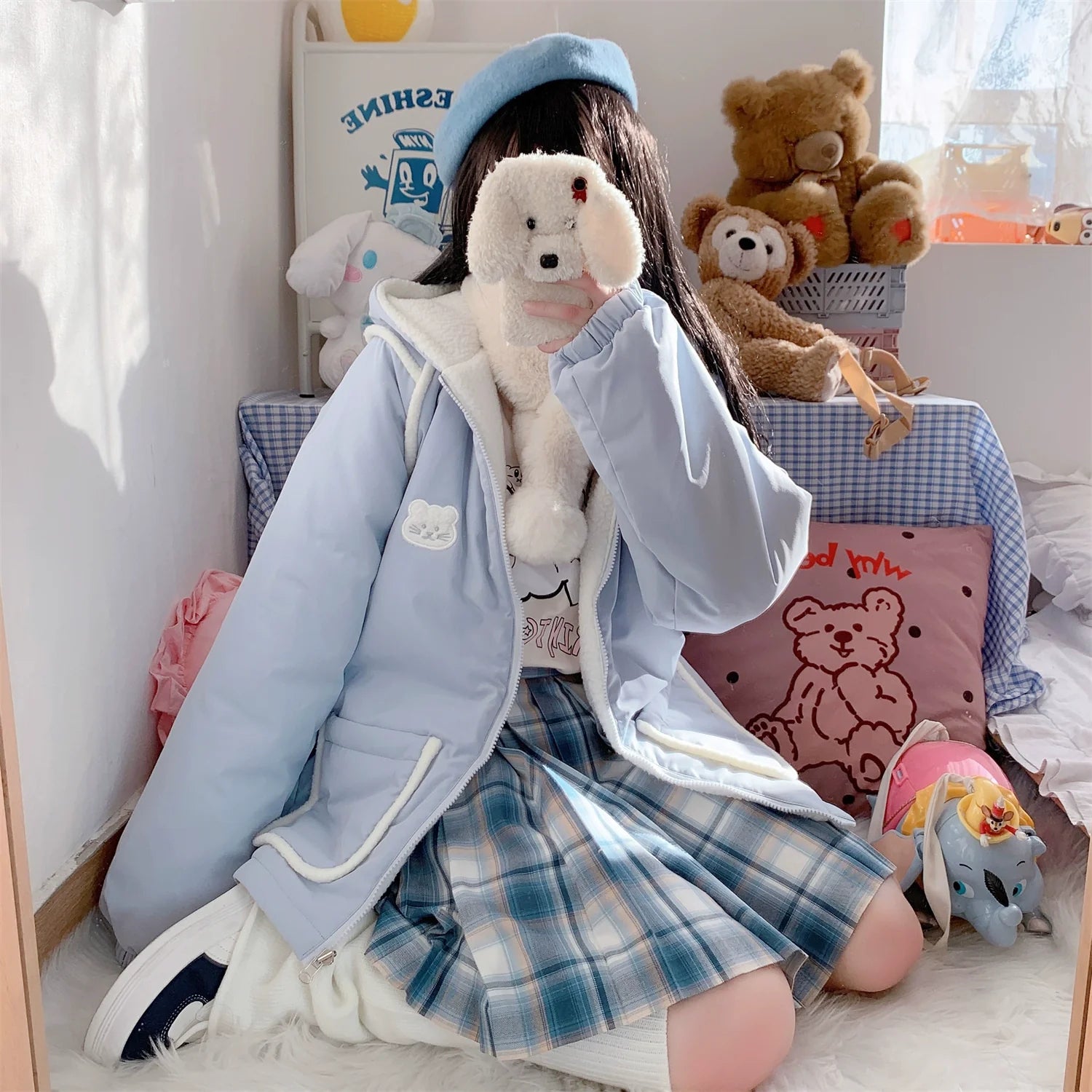 Japanische doppelseitige Kawaii-Jacke