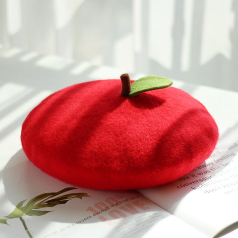 Kawaii-Obst-Baskenmütze