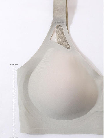 Seamless Fixed Cup Wireless Push-up Bra