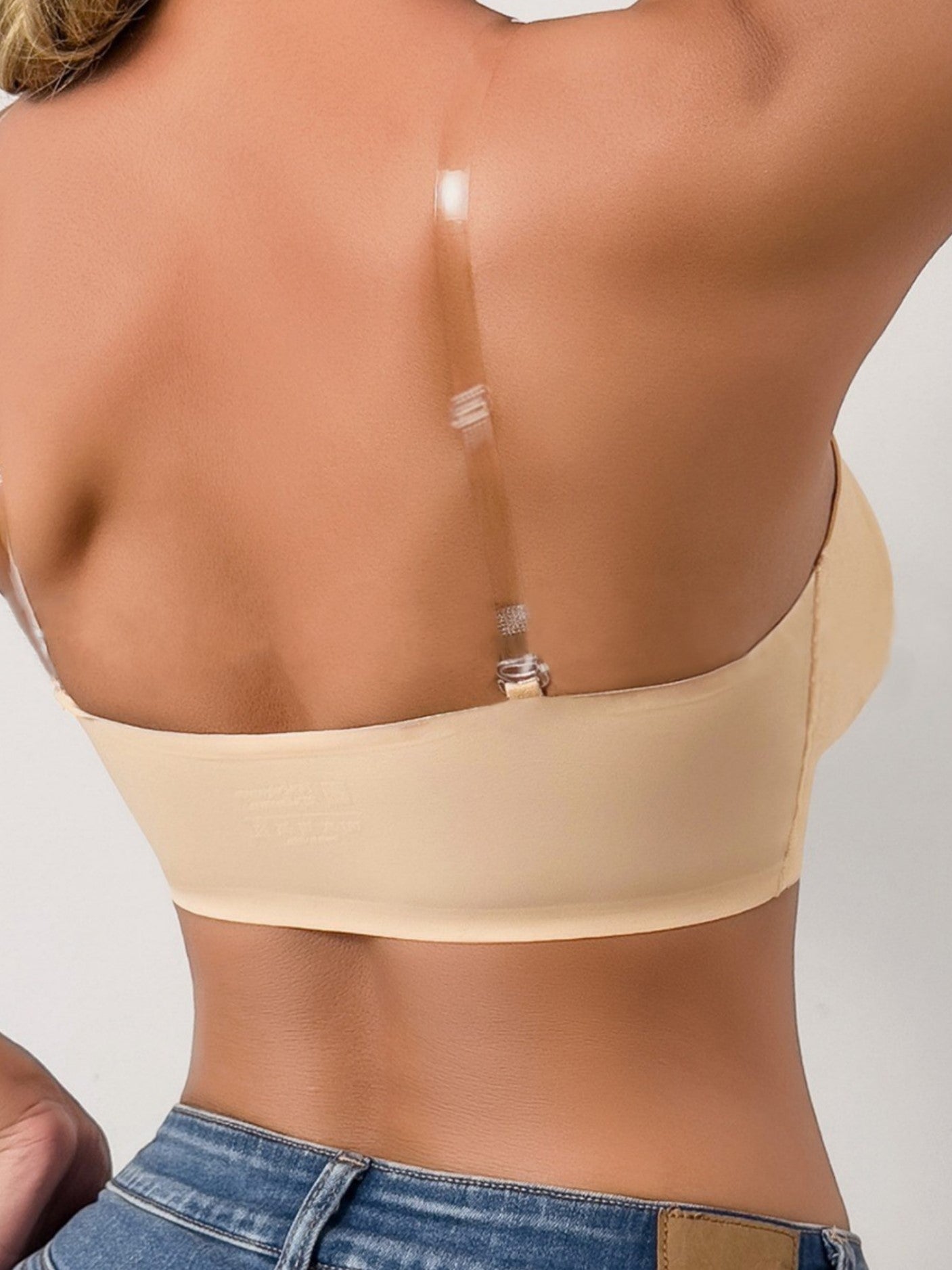 One-piece Front Closure Seamless Wireless Comfortable & Adjustable Bra .Invisible Shoulder Straps