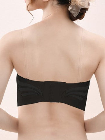 Strapless Invisible Seamless Back Tube Top Bra