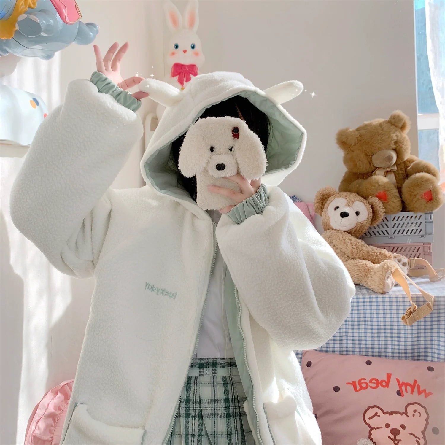 Japanische doppelseitige Kawaii-Jacke