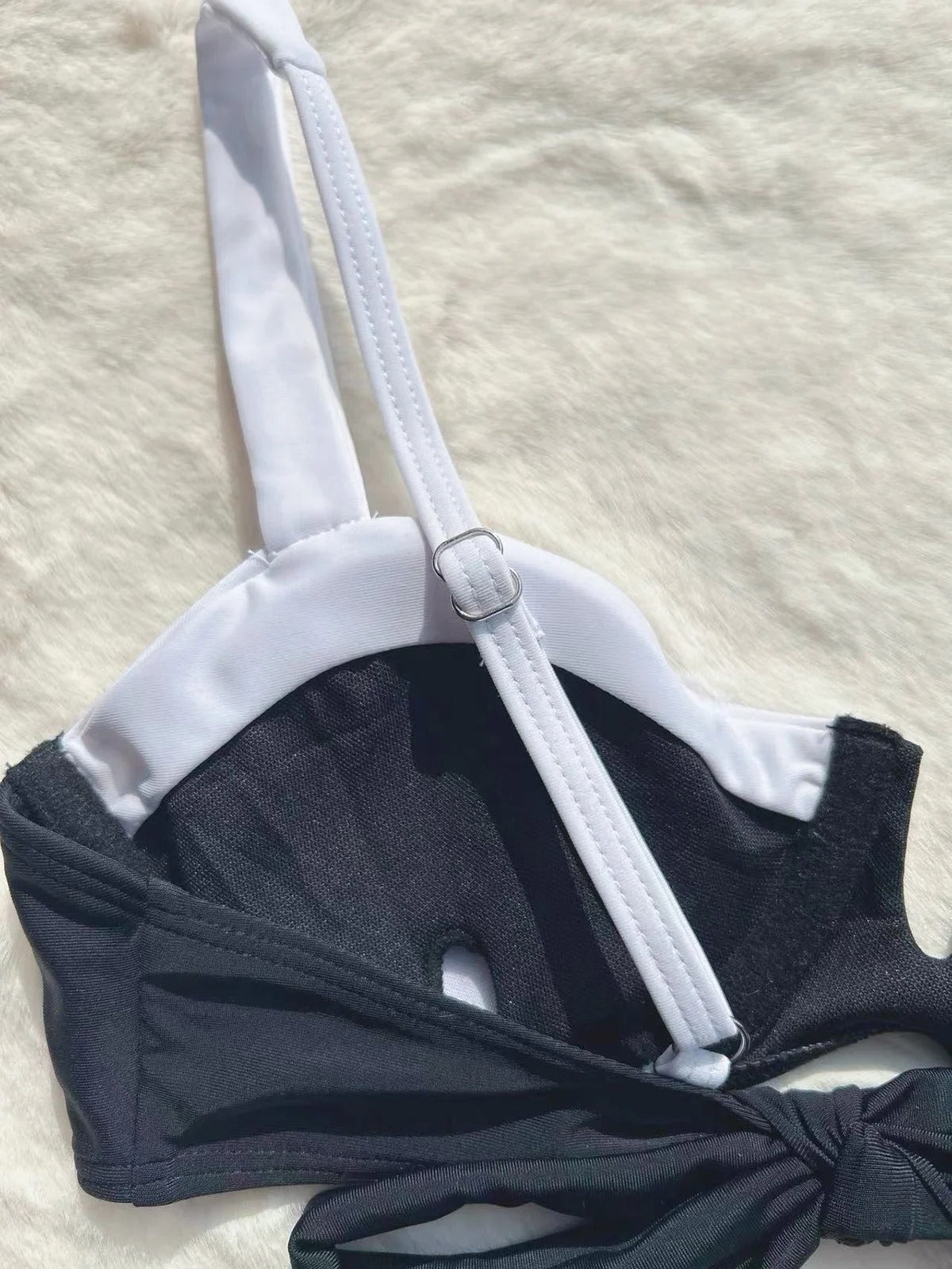 Low Waist Bikini Stitching Two-Piece Swimsuit