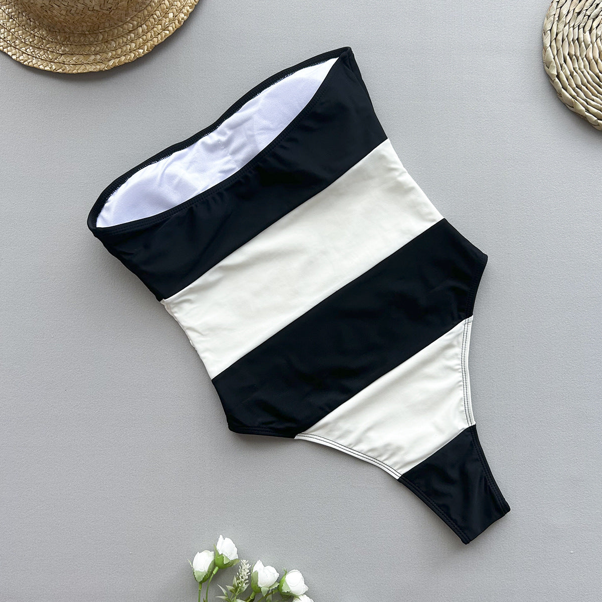 Bikini Striped Swimsuit