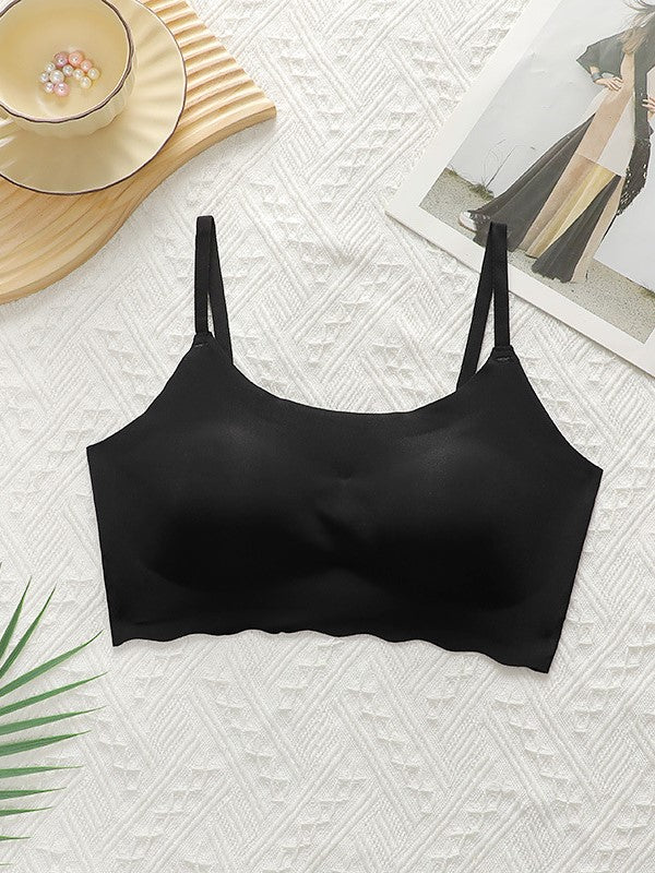 Solid Comfort Lingerie Everyday Seamless Bra