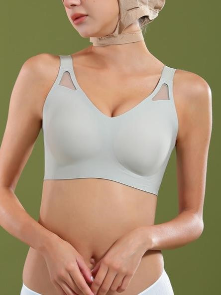 Seamless Fixed Cup Wireless Push-up Bra