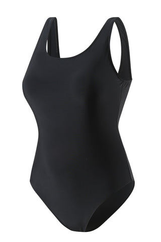 One-Piece Sporty Backless Swimsuit