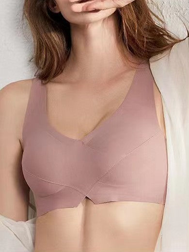 Sports Comfort One-piece Lift Seamless Wireless Push-up Bra