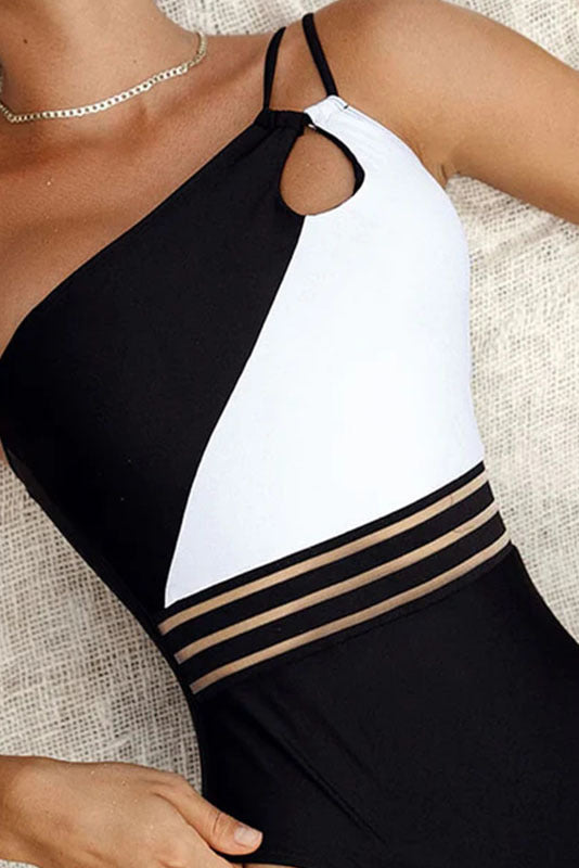 One Piece One Shoulder Bathing Suit