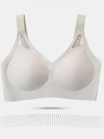 Seamless Fixed Cup Wireless Push-up Bra