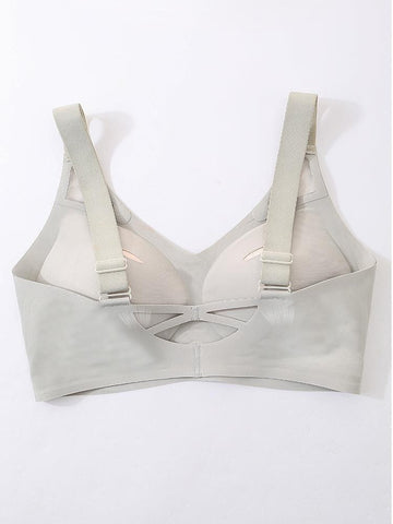 Seamless Fixed Cup Wireless Push-up Bra