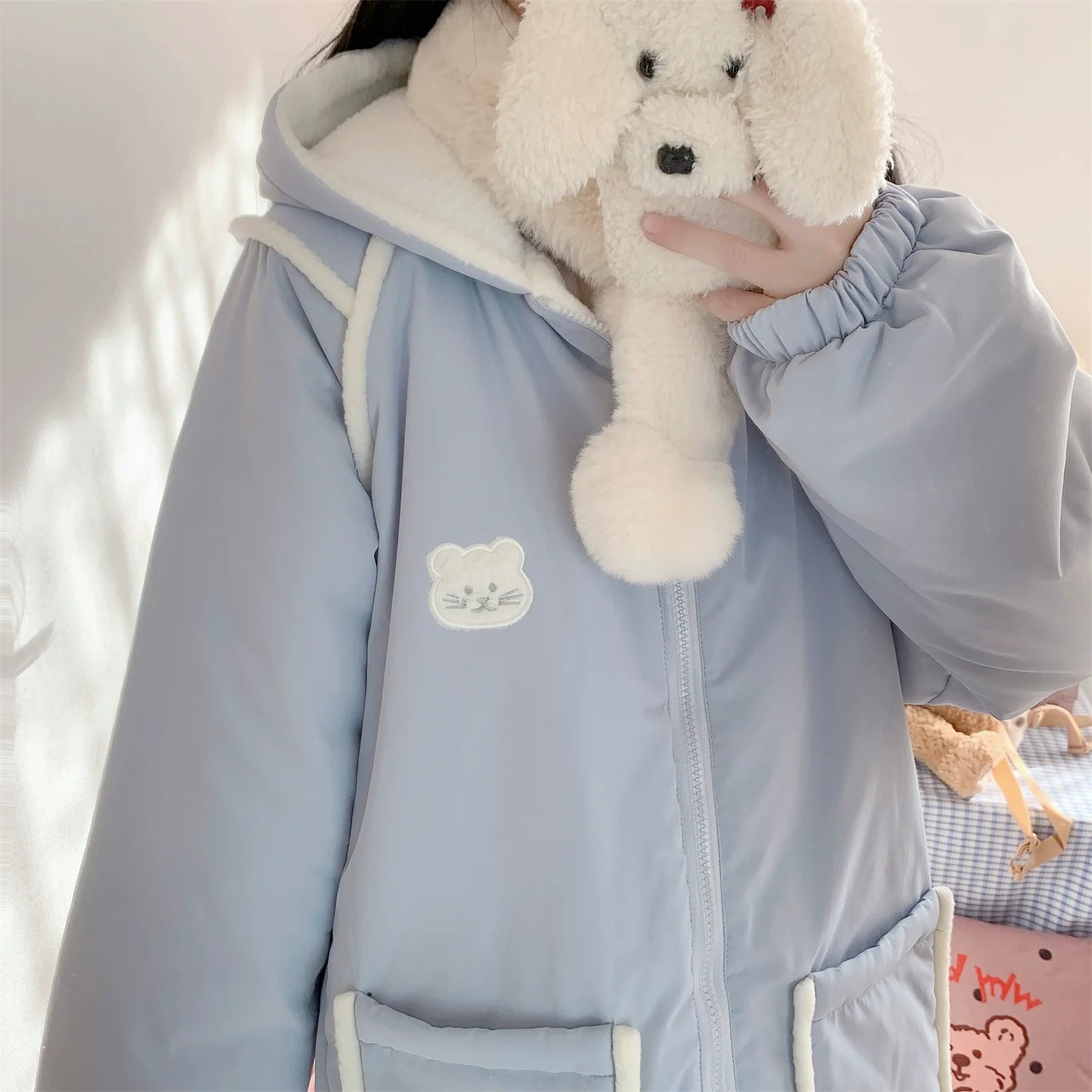 Japanische doppelseitige Kawaii-Jacke