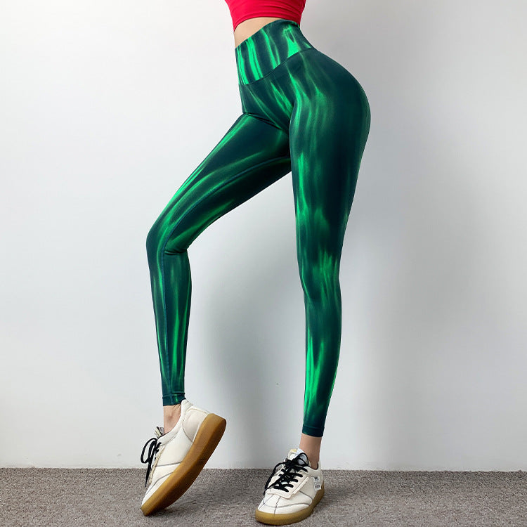 Tie Dye Scrunch Back Yoga Leggings
