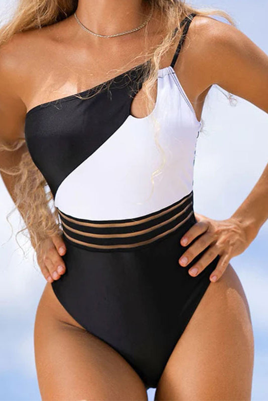 One Piece One Shoulder Bathing Suit