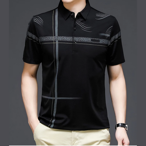 Omari - Men's Short Sleeve Anti-wrinkle Polo Shirt