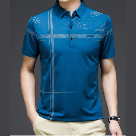Omari - Men's Short Sleeve Anti-wrinkle Polo Shirt